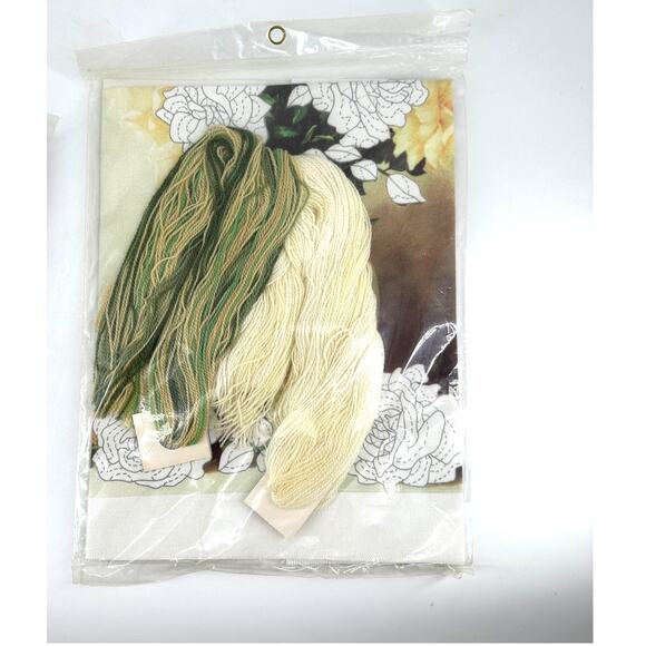 Bundle of 3 Elsa Williams Crewel Embroidery Kits – Peacock, Roses, Still Life - Picture 7 of 7